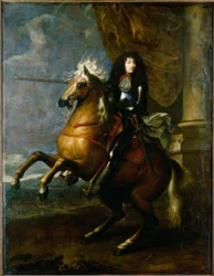 Luis XIV de Francia, retrato ecuestre